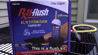 Flush kit [HVAC hack to clean your line sets better]