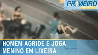 Homem joga menino de 12 anos no lixo após briga em lanchonete | Primeiro Impacto (28/02/25)