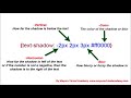 16 CSS text shadow