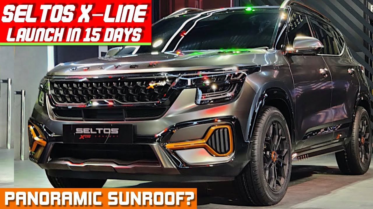 Kia Seltos X Line Is Coming - Panoramic Sunroof, New Features? - YouTube