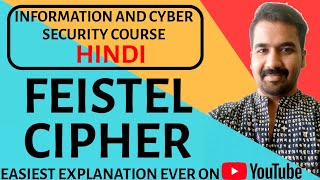 Feistel Cipher Explained in Hindi ll Information and Cyber Security Course