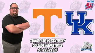 Tennessee vs Kentucky 1/28/25 Free College Basketball Picks and Predictions | NCAAB Pick