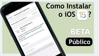 Como Instalar o iOS 15 (BETA) no iPhone ?