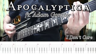 Apocalyptica - I Don't Care ft. Adam Gontier (Guitar Cover + TABS)