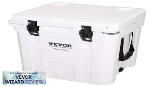 VEVOR Insulated Portable Cooler 33 qt Holds 35 Cans Ice Retention Hard Review