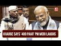 PM Modi Laughs At Kharge’s ‘400 Paar’ Remark  Congress Chief’s Sarcasm Backfire  BJP Takes Jibe