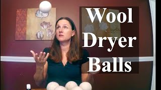 Wool Dryer Balls with Essential Oils