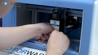 Blue laser separate machine from unboxing to installation and using full version tutorial video