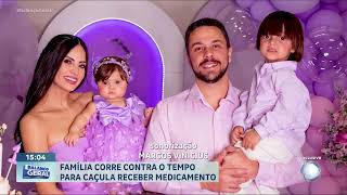 Família luta contra o tempo para tratar filha com síndrome rara | Balanço Geral