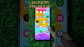 How To Off TalkBack From Samsung Galaxy M13 ⚡ How To Remove TalkBack From Samsung Mobile 🔥🔥 #shorts