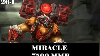 Dota 2 : Miracle Earthshaker 7500MMR Highlights