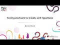 TALK / Marina Shvartz /  Testing stochastic AI models with Hypothesis