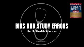 Bias & Study Errors in Research 🔍 | High-Yield USMLE Epidemiology Breakdown! #usmle #psm