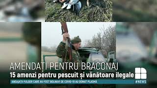 LA VÂNĂTOARE DE BRACONIERI. Inspectorii pentru Protecţia Mediului au efectuat razii