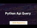 python api query