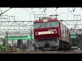 jr貨物　eh500 66牽引3087ﾚと前後の貨物列車　府中本町　2013 07 25