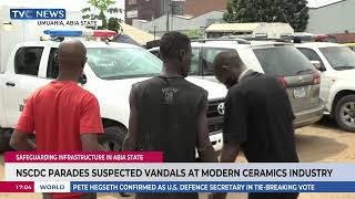 NSCDC Intensifies War Against Vandals Of Critical Infrastructure, Parades Suspects