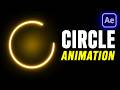 Smooth Circle Animation (Loader Style) | After Effects Tutorial