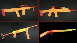 Easy Origami - Groza Gun / M1887 Gun / Xm8 Gun / Mp40 Gun - Paper Gun - Paper Craft