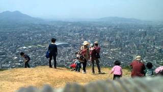 福岡県北九州市小文字、山頂の絶景