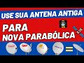 COMO usar sua ANTENA ANTIGA SKY, OI, CLARO, VIVO | para a NOVA PARABÓLICA