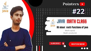 Math class in java #22 | Math functions | random number | Java Course | Java Tutorial | Pointers