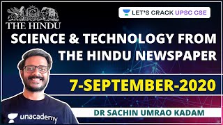 Science and Technology from The Hindu Newspaper | 7-September-2020 | Crack UPSC CSE/IAS