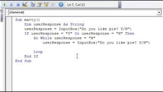 Excel 2010 VBA Tutorial 25 Do While Loop