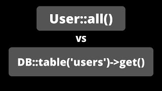 Eloquent or Query Builder: When to Use Which?