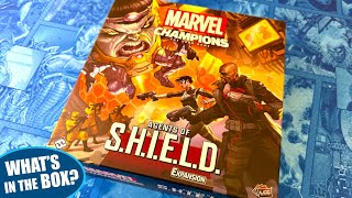 Marvel Champions AGENTS OF SHIELD Unboxing | Time Stamps Included to help avoid SPOILERS!