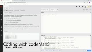Codewars 8 kyu Closest Elevator JavaScript