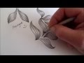 How to draw tanglepattern Meringue