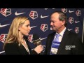 Anson Dorrance at NSCAA 2016 - NWSL Draft