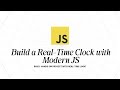 JavaScript Digital Clock + Alarm & Timer | Modern JS Project for Beginners