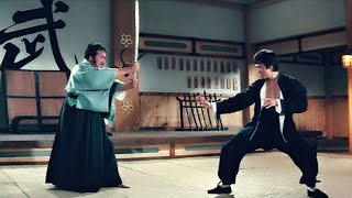 قتال # بروس لي # ينتقم لمعلمه في فيلم ( fist of fury )