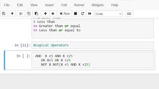 12 Python Compare Logical Operator