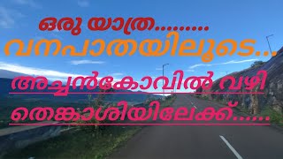 ഒരു യാത്ര അച്ചൻകോവിൽ വഴി തെങ്കാശി......