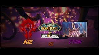 WoWIsClassic.com : AUBE  - Progress - Lightbringer - C'Thun .Temple d'Ahn'qiraj - Raid 40