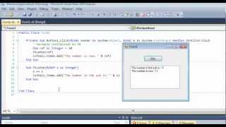 ByRef and ByVal Comparison - Visual Basic .Net