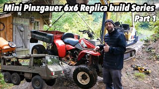 Mini Pinzgauer 6x6 off-road build series part 1