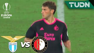 ¡Santi debuta en Europa League! Giménez ingresa | Lazio 4-0 Feyenoord | UEFA Europa League 22/23-J1