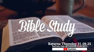 Bible Study (Thursday January 23, 2025)