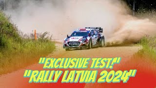 “Exclusive! Martins Sesks Tests the Ford Puma Rally1 Hybrid for Rally Latvia 2024”