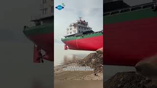 The new ship was launched, and Zichai marine engine was selected as the core power