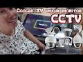 cara pasang android atau google tv untuk monitor dvr cctv pakai bracket gantung