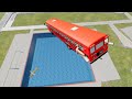 High Speed Car Jumps Compilation - BeamNG.drive / crashology