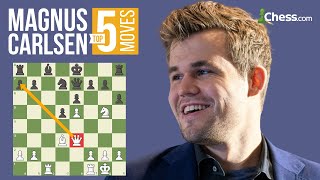 Magnus Carlsen's 5 Most Brilliant Chess Moves