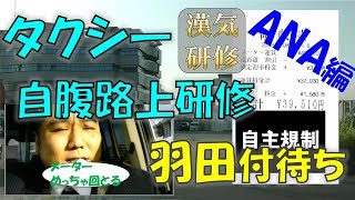 タクシー漢気路上研修 ！羽田空港の付け待ちの仕方パート２！ANA編