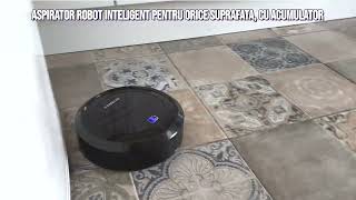 Aspirator robot inteligent pentru orice suprafata, cu acumulator