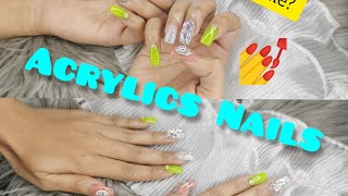 I GOT MY ACRYLICS NAILS FOR THE FIRST TIME | Pinay in Thailand